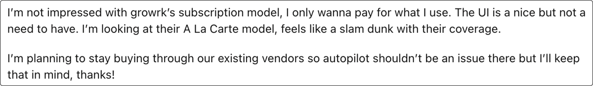 What users say about GroWrk 1