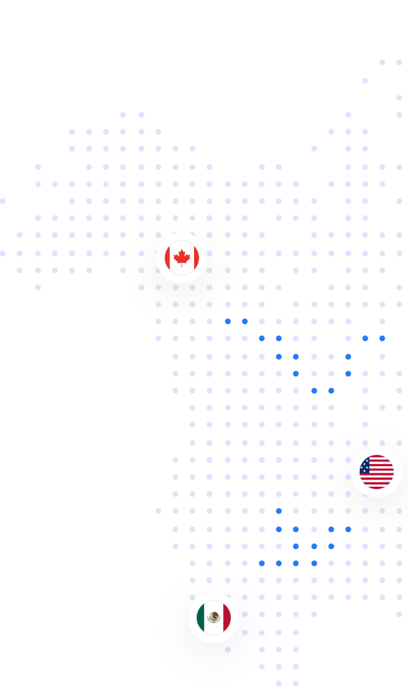 USA, Canada, Mexico