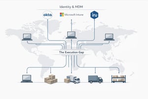 Okta + Intune + Kandji (Iru): Why IT Hardware Logistics Vendor Must Sit in the Middle