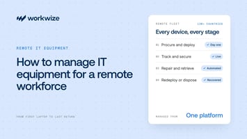 How to manage IT equipment for a remote workforce