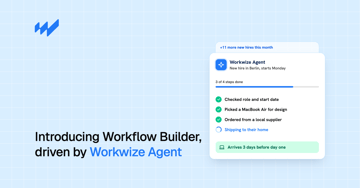 Introducing Workflow Builder by Workwize Agent: automations that ship, retrieve, and repair your IT hardware
