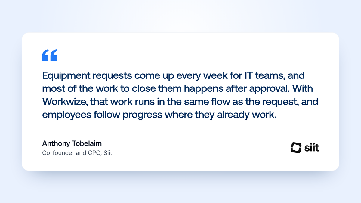 Quote from Anthony Tobelaim, Co-founder and CPO at Siit